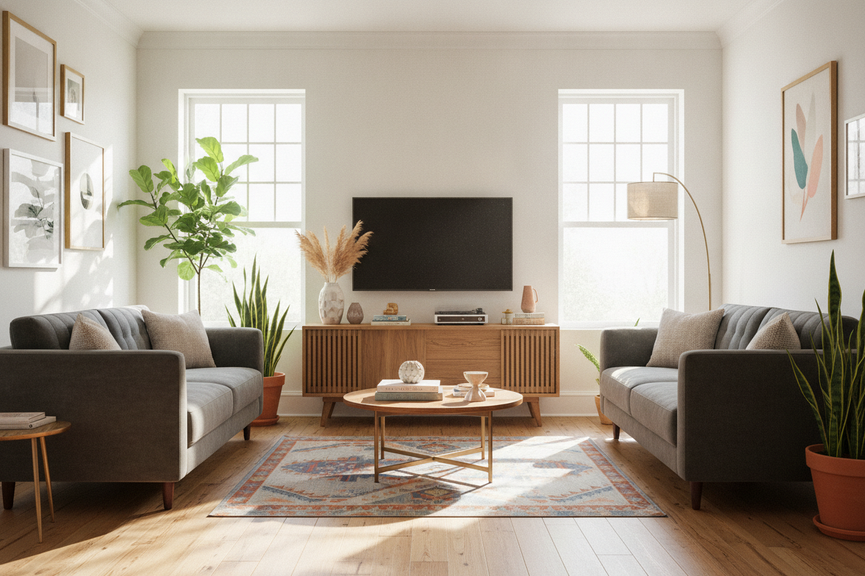 I'm a Design Snob Who Bought an Amazon Mid Century TV Stand