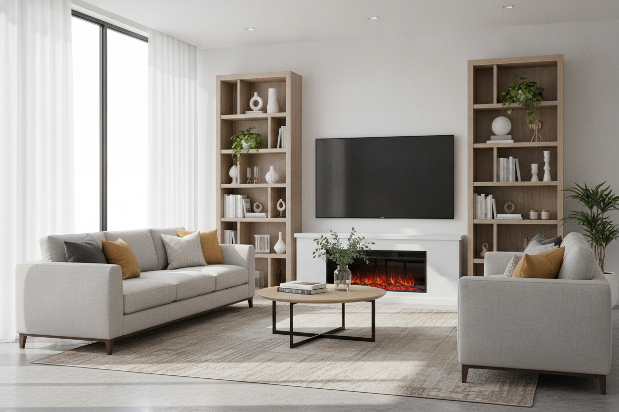 I Priced Out Built-Ins Before Buying a 72 Inch TV Stand Fireplace