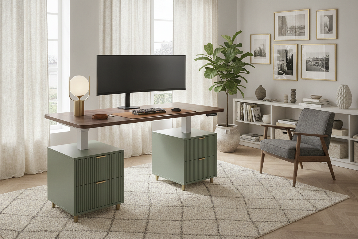 How I Made My Basic Stand Up Workstation IKEA Setup Look Expensive