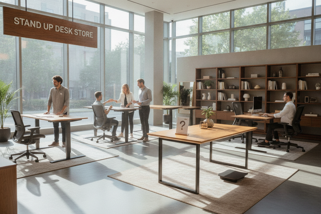 Is Going to a Physical Stand Up Desk Store Actually Worth It?