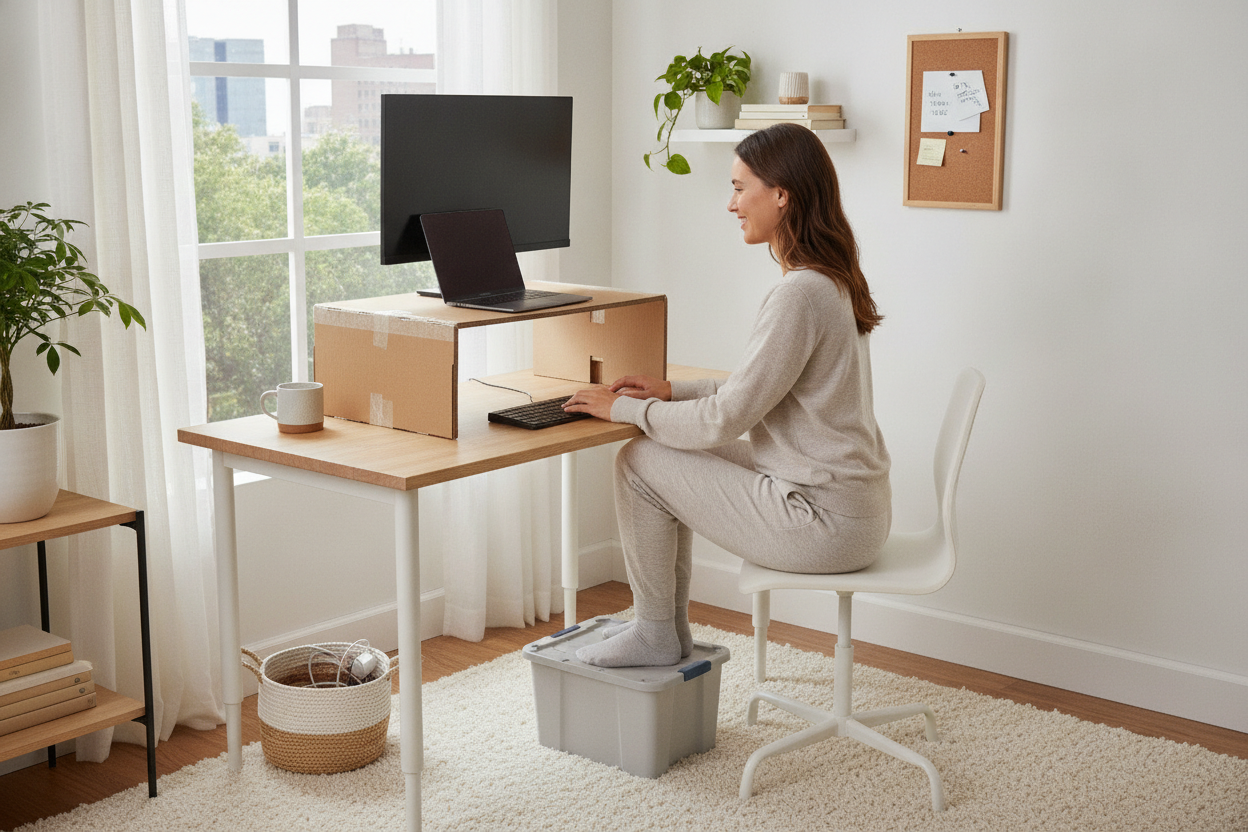 Why I Cheaped Out on a Stand for Standing Desk (And Loved It)