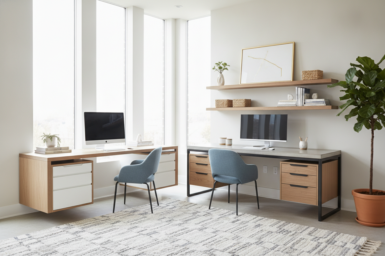 How to Find Desks With Storage That Don't Look Like Bulky 90s Cubicles