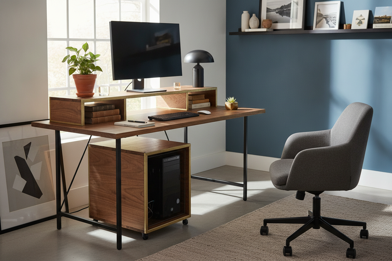 I Tried Making a Computer Stand for Desk Walmart Look Expensive