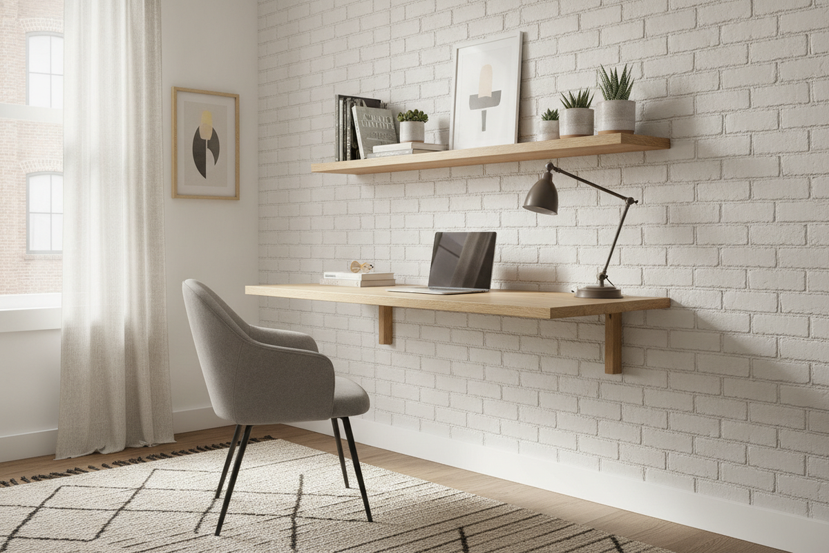 I Saved My Tiny Bedroom With a Desk No Legs Attached