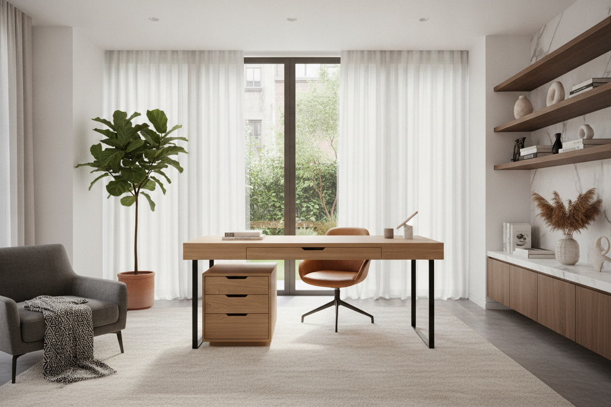 The 40 Inch Standing Desk Guide: Spatial Fit, 40x24 Proportions, and Storage Integration