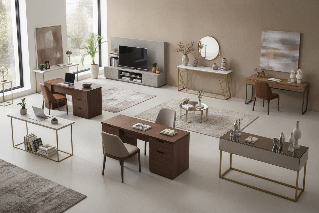 Console Tables Desks Guide: 7 Dual-Purpose Console Desk Styles for Flexible Living Spaces