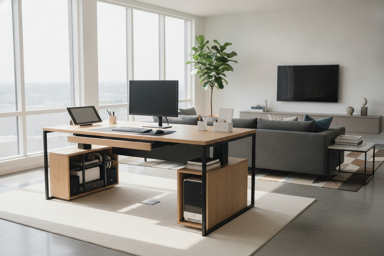 The 70 Inch Standing Desk Blueprint: Expansive Surface Zoning, 70x30 Sizing, and Storage Integration
