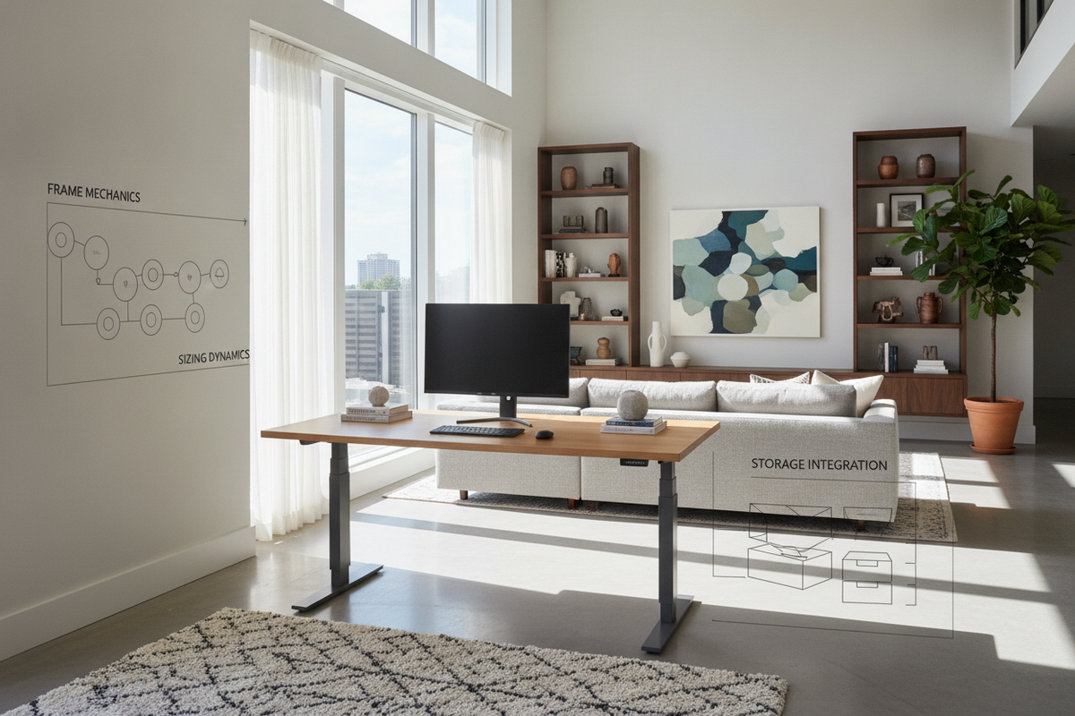 The Adjustable Height Desk Sale Buyer’s Guide: Frame Mechanics, Sizing Dynamics, and Storage Integration