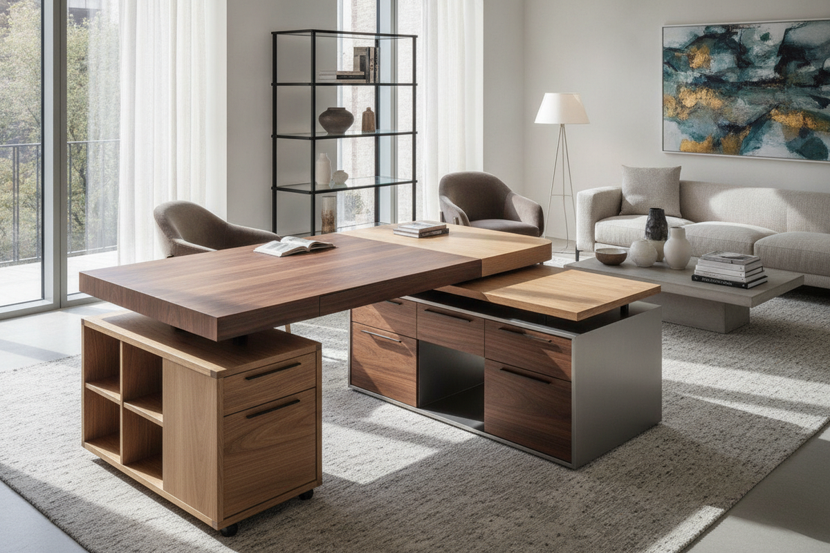 The Desk Customization Blueprint: Custom Sizing Tiers, Surface Geometry, and Modular Storage Architecture