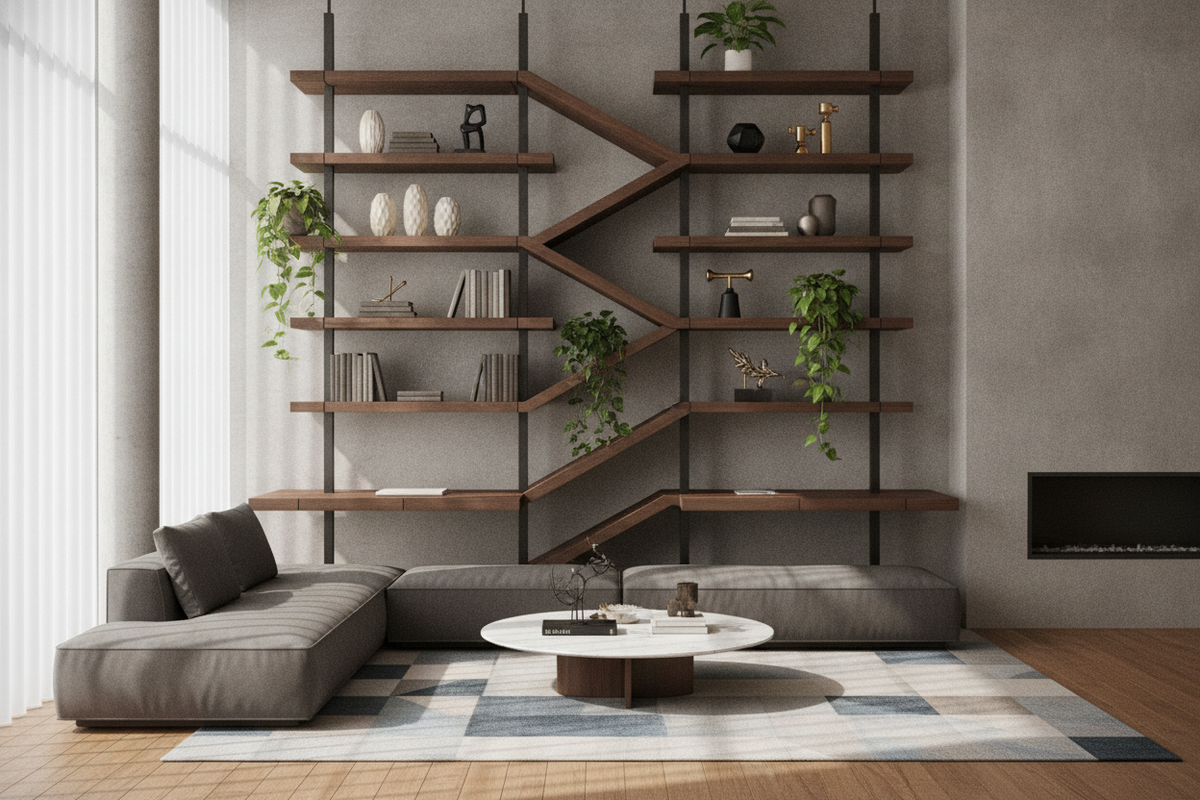 The Strategic Desks with Shelves Blueprint: Vertical Storage Architecture, Footprint Tiers, and Room Synergy