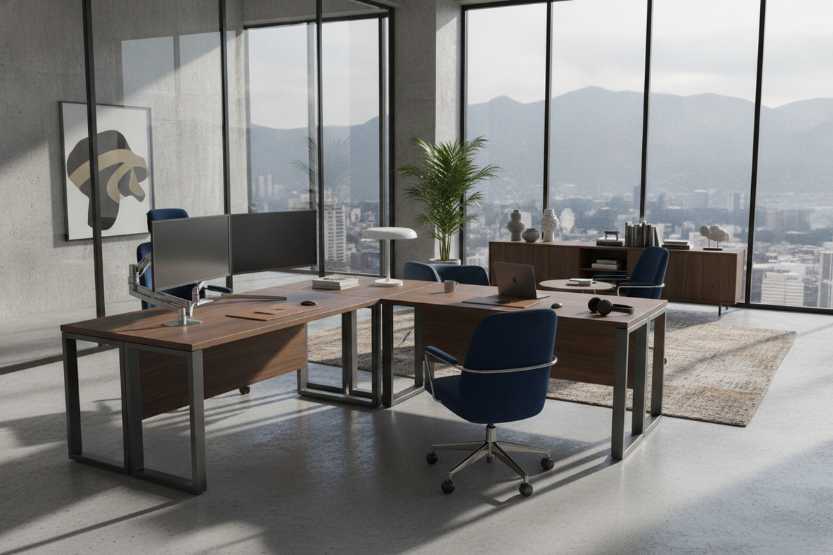 Commercial Corner Desk Selection Guide: Heavy-Duty Frame Engineering, Workspace Zoning, and Executive Suite Layouts