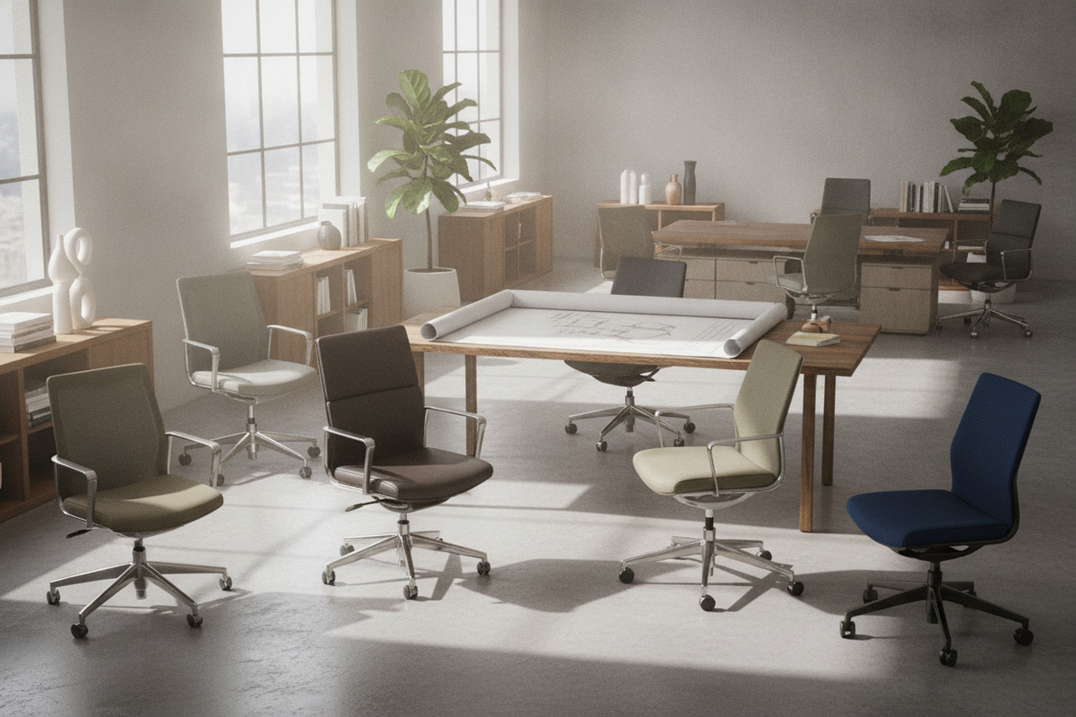 Chairs for Office Desks Blueprint: Seating Archetypes, Dimensional Categories, Material Selection, and Storage Integration