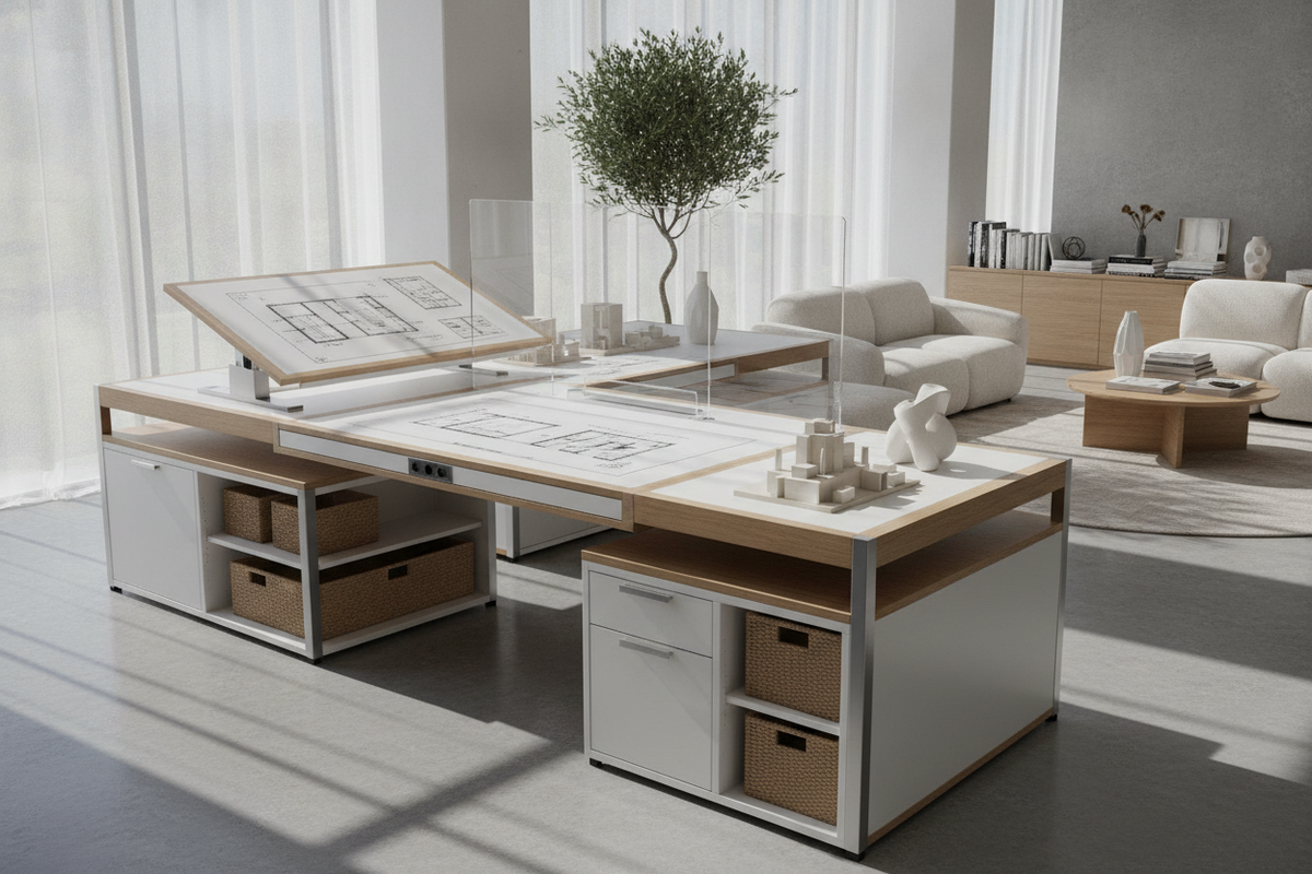 Modular White Desk Blueprint: Spatial Geometry, Material Synergy, Storage Architecture, and Adaptable Layouts