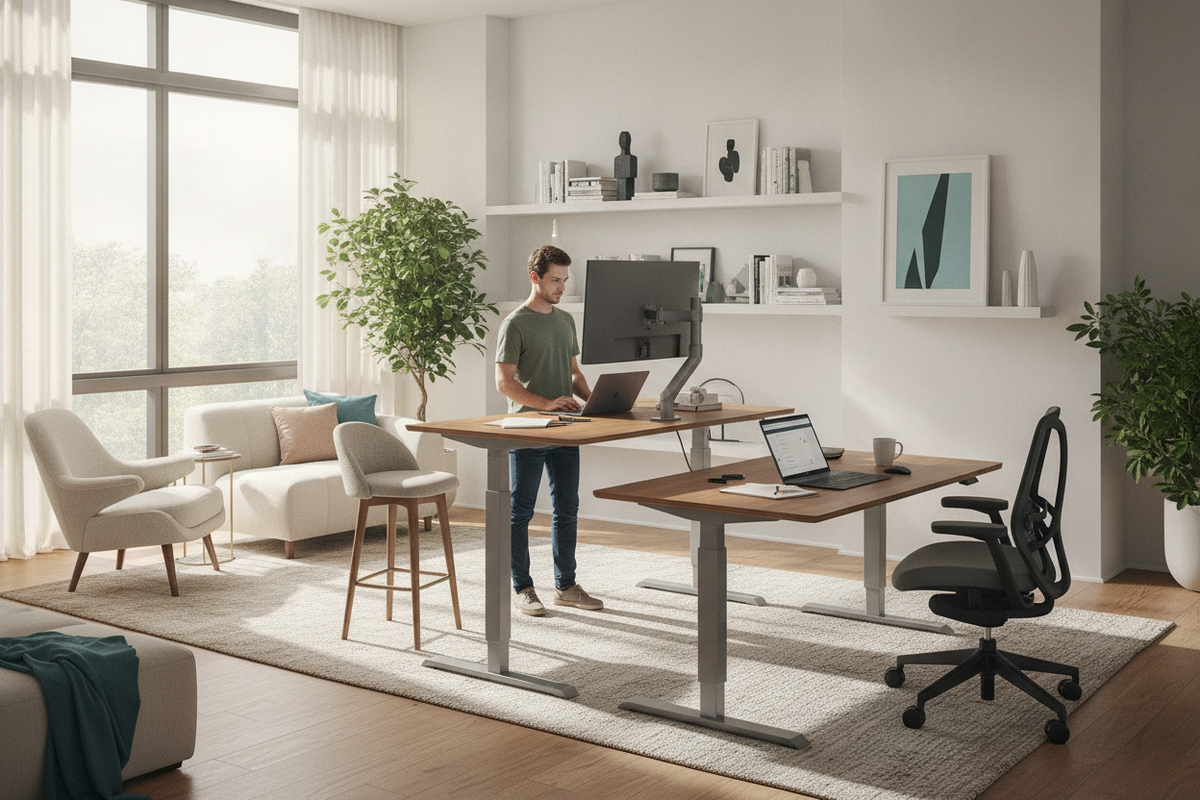 Is Standing Better Than Sitting? Sit-Stand Desk Planning & Ergonomic Layout Guide