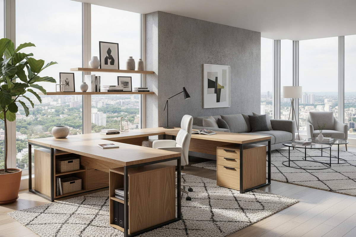 30-Inch Deep L-Shaped Desk Planning Guide: Surface Geometry, Room Layouts, and Storage Integration