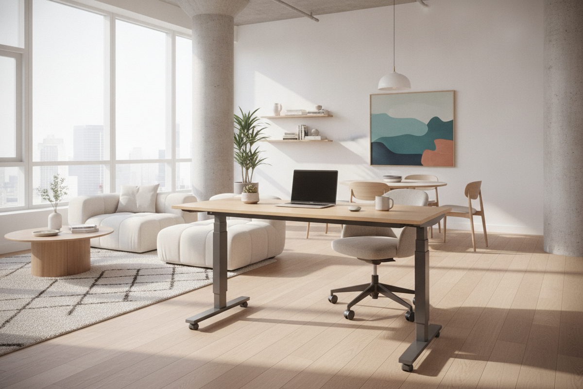 Mobile on Desk Workstation Guide: Height-Adjustable Frames, Caster Maneuverability, and Flexible Room Layouts