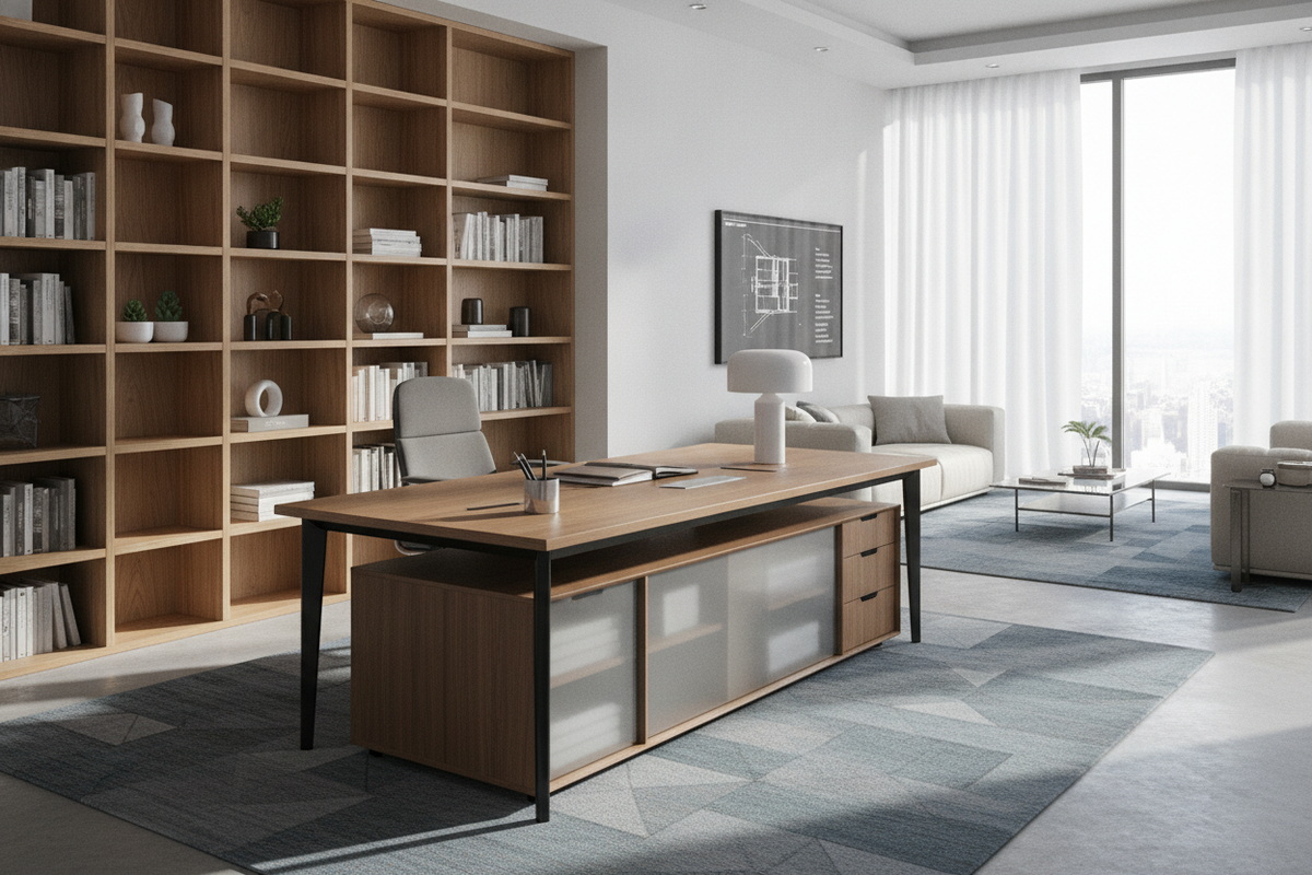 Modern Office Table Furniture Guide: Proportions, Storage, and Room Fit