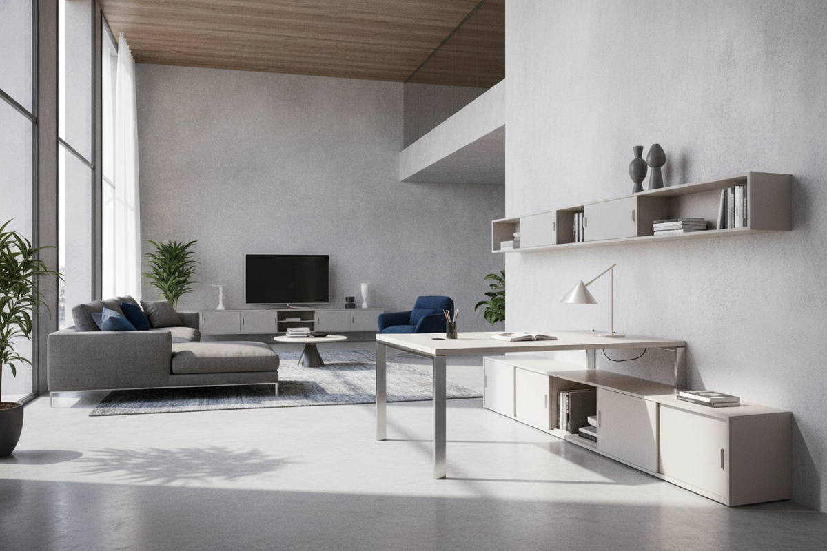 Computer Table Modern Design Guide: Proportions, Storage Architecture, and Room Integration