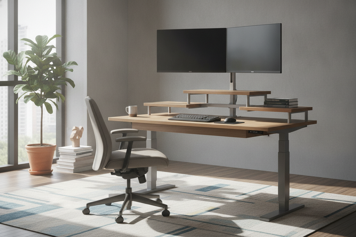 Monitors and Stand Planning Guide: Desktop Depth, Riser Architecture, and Ergonomic Balance