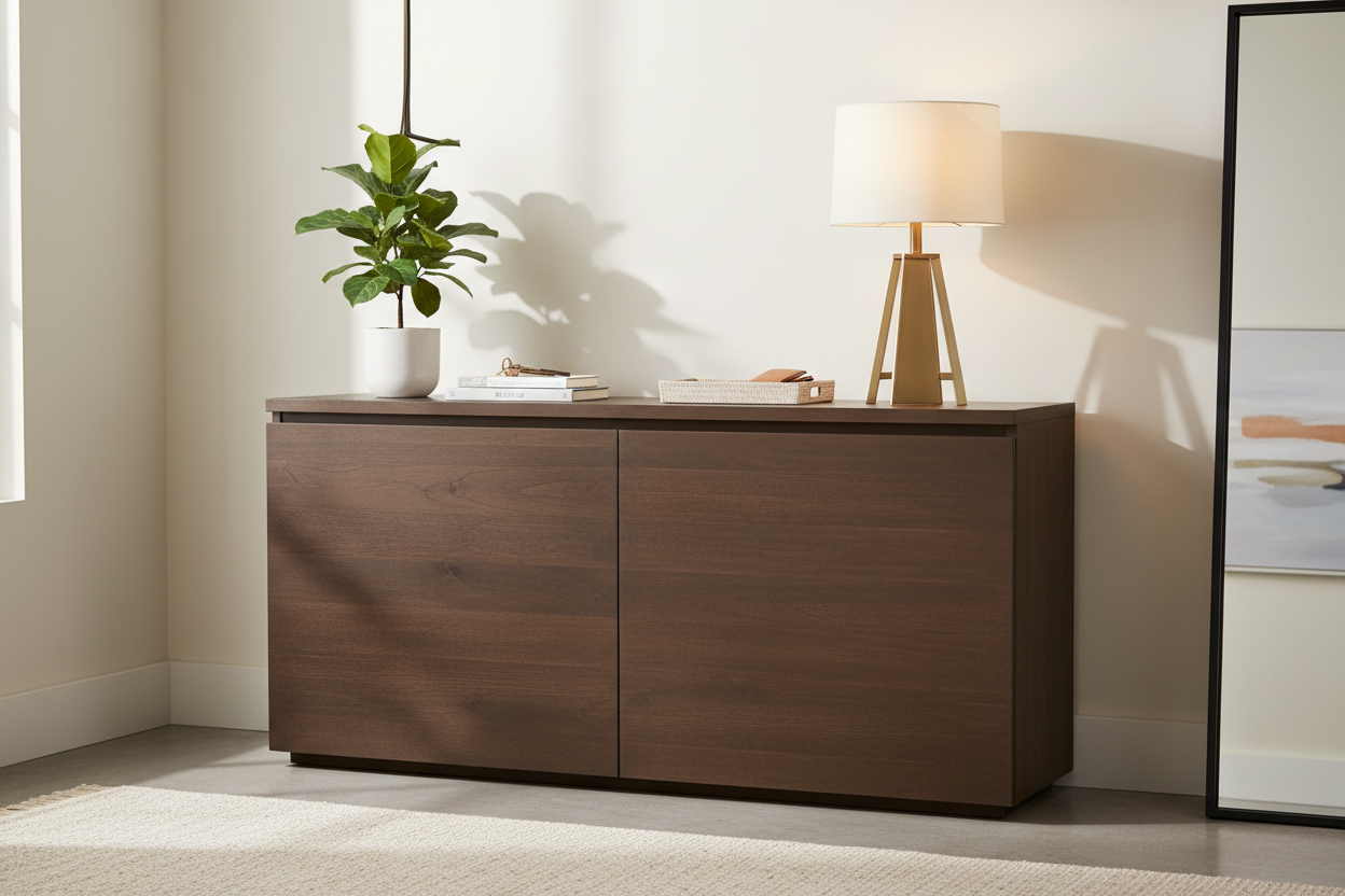Hiding Clutter in Plain Sight: The Guide to Console Tables with Doors