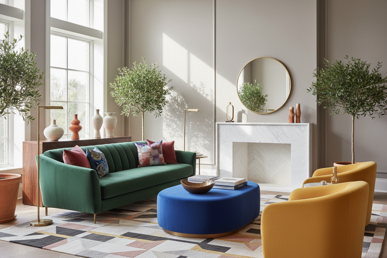 Mastering Color Living Room Furniture for a Luxury Feel