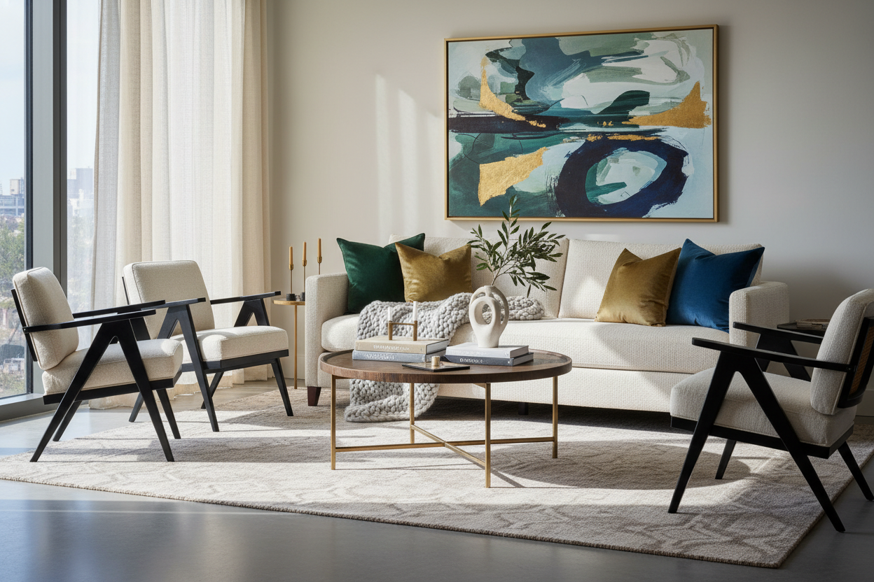 How to Style a Cheap Fabric Couch for a Luxury Look