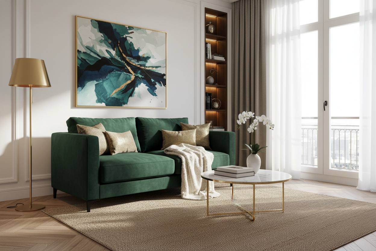 How to Style an IKEA Single Couch for a Luxury Look