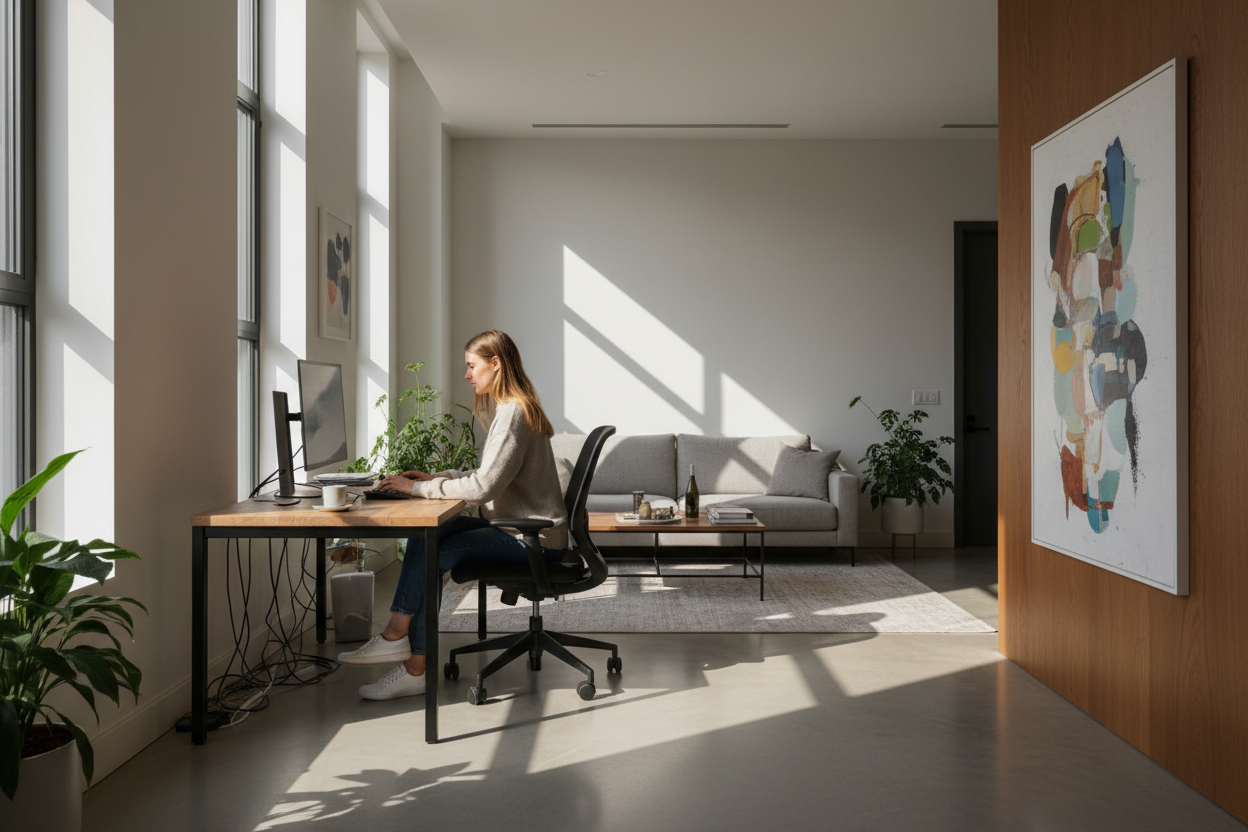 The Working Home Office Layout Most People Get Wrong