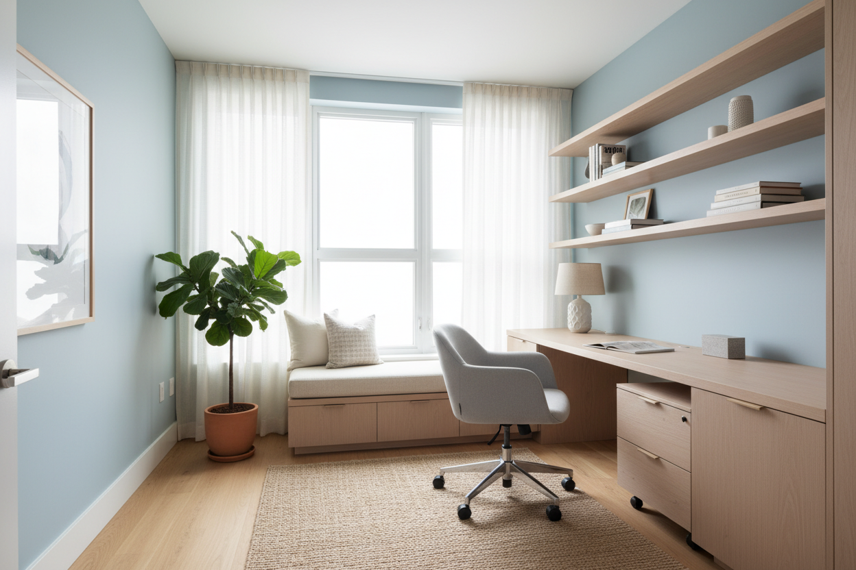 Designing a Small Office Home That Feels Spacious