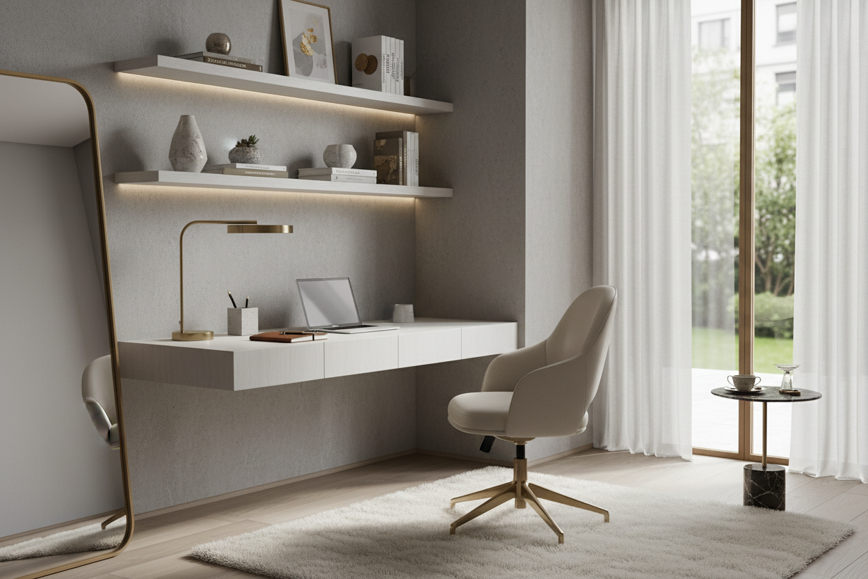 How to Style Small Office Decor for Work for a High-End Look