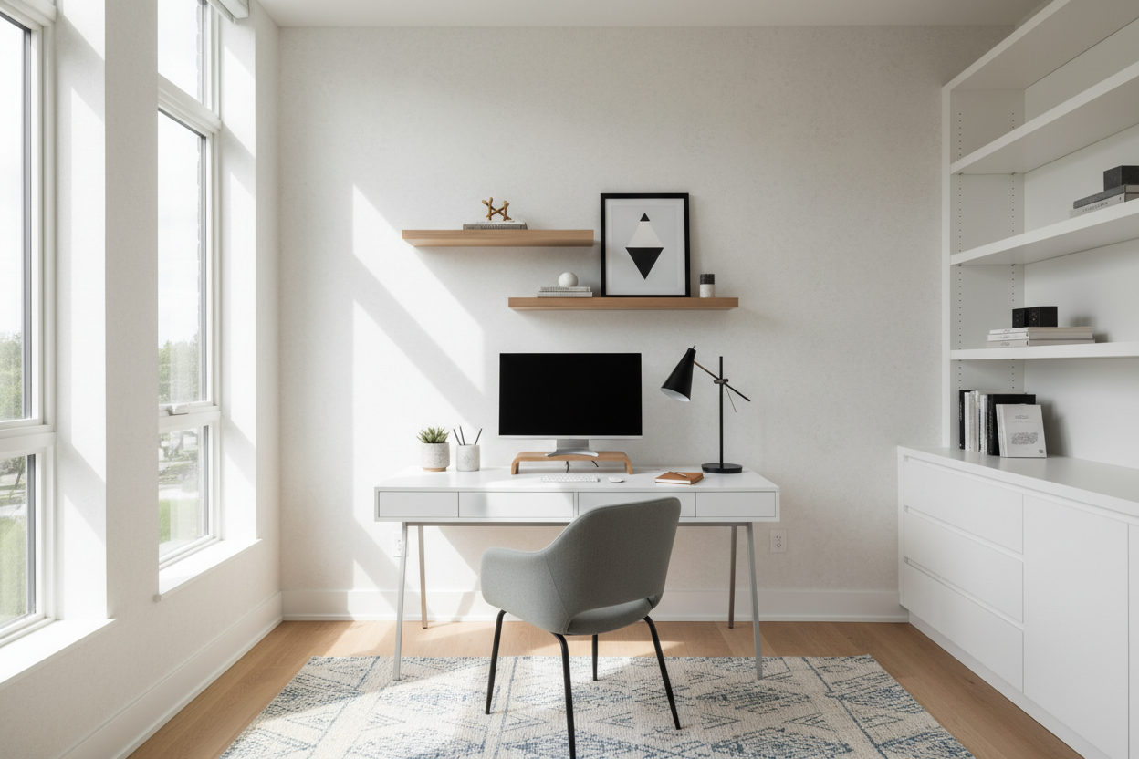 How to Master Modern Small Office Decor Without Clutter