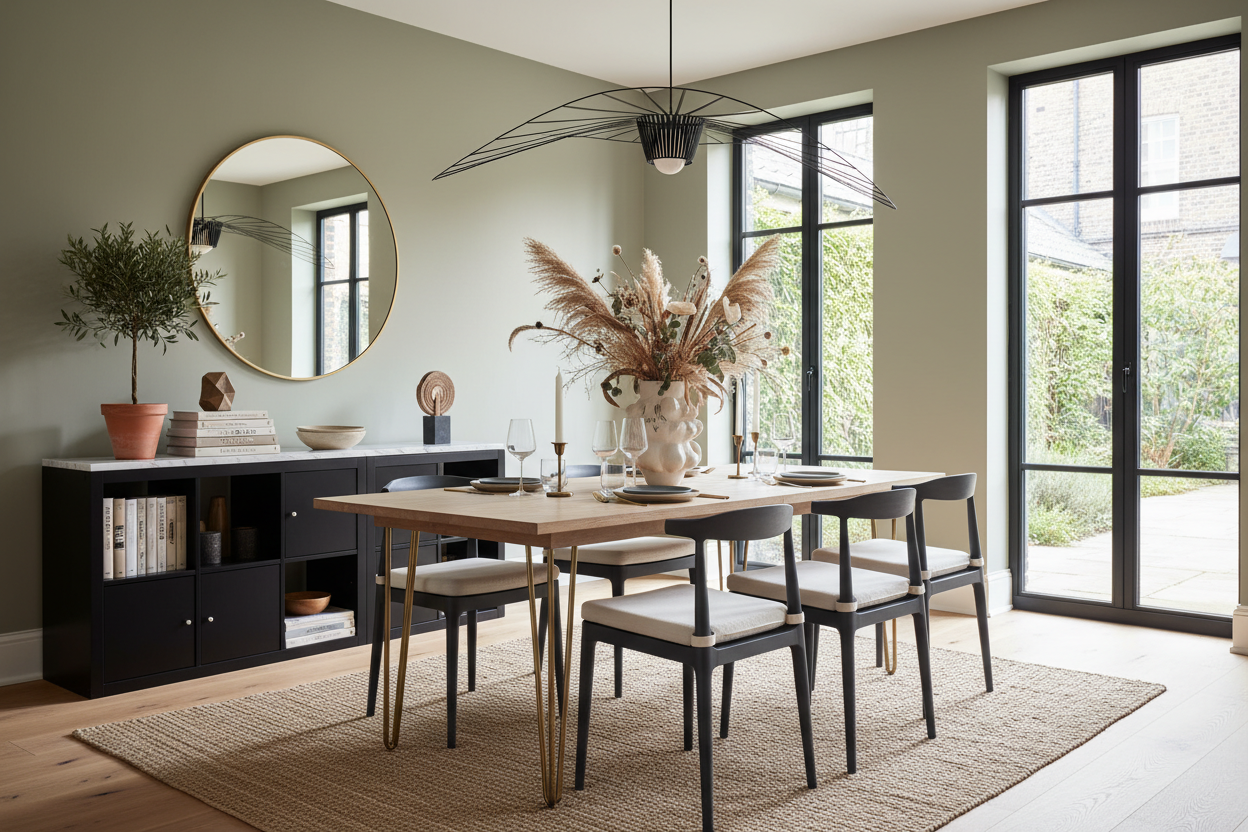 How to Style IKEA Furniture Table and Chairs for a High-End Look