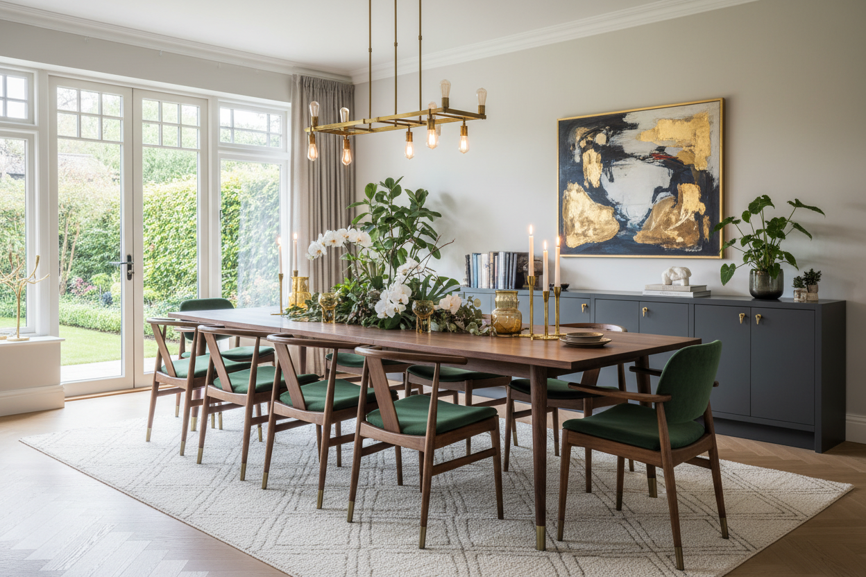 How to Style an IKEA Mid Century Dining Table for Luxury