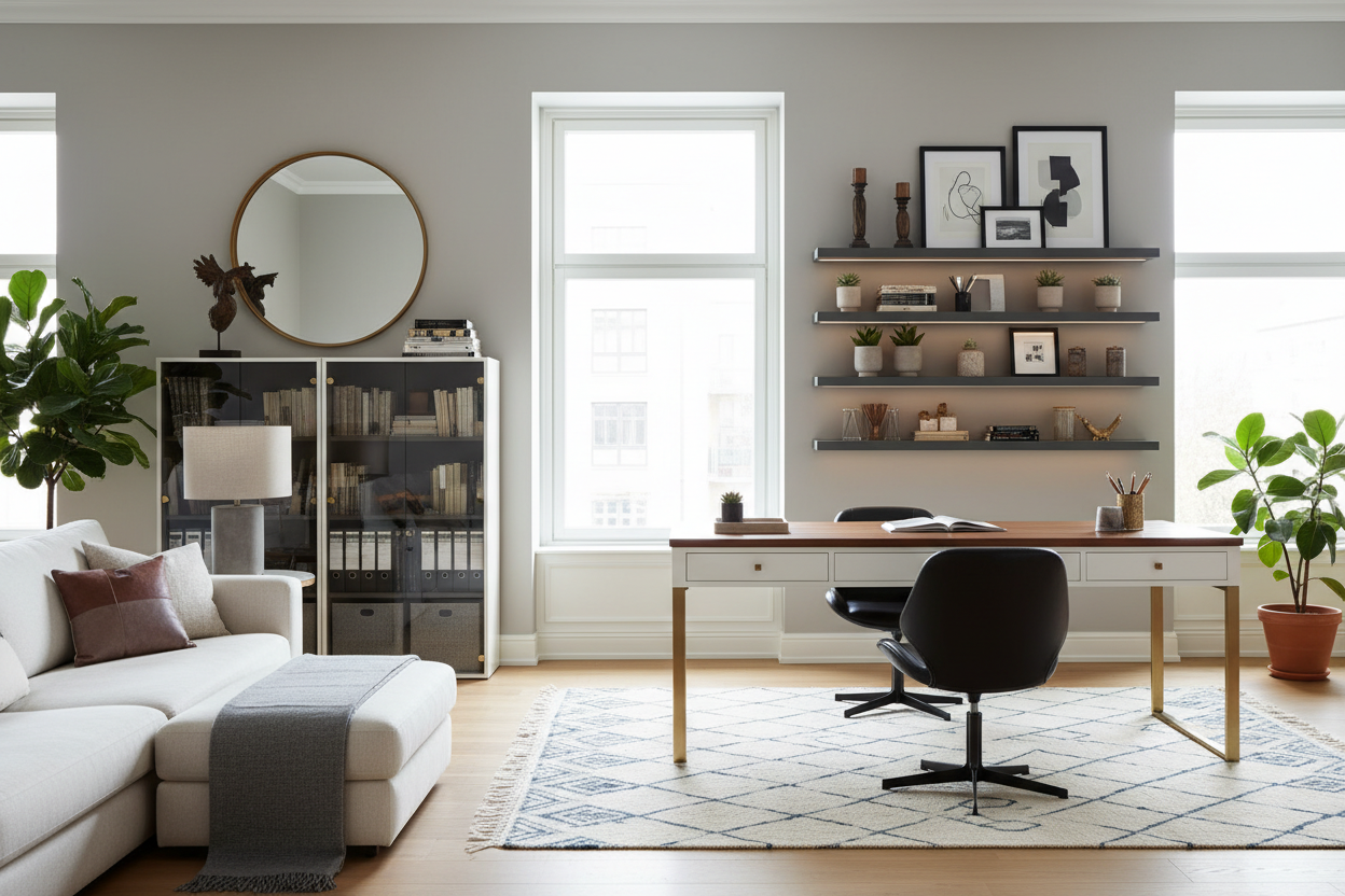 How to Style Your Office with IKEA Furniture for a Luxury Look