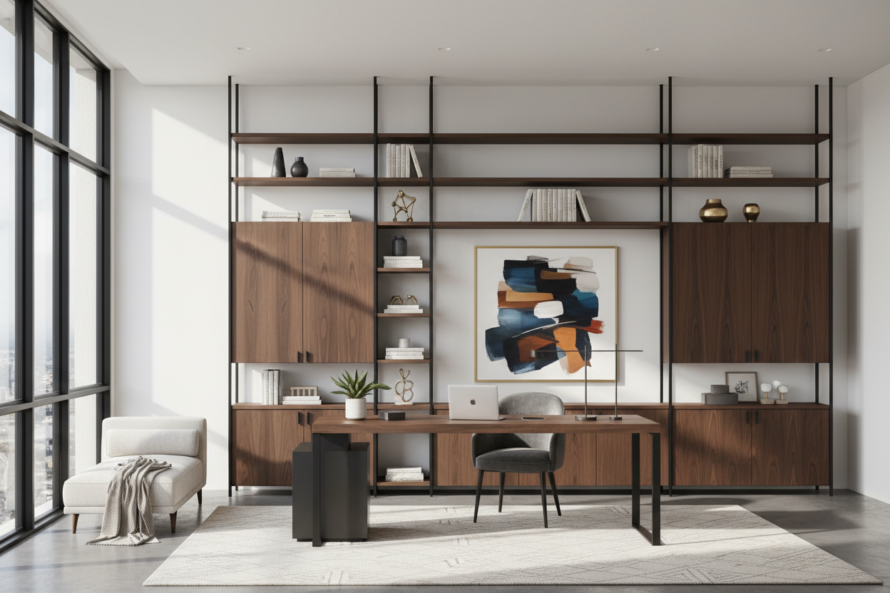 How to Style Modern Office Storage for a Luxury Look