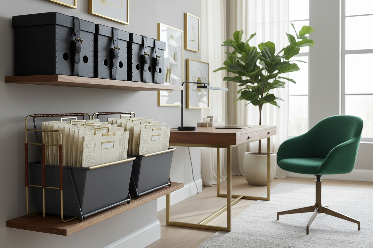 How to Style Your IKEA Hanging File Organizer for a Luxury Look