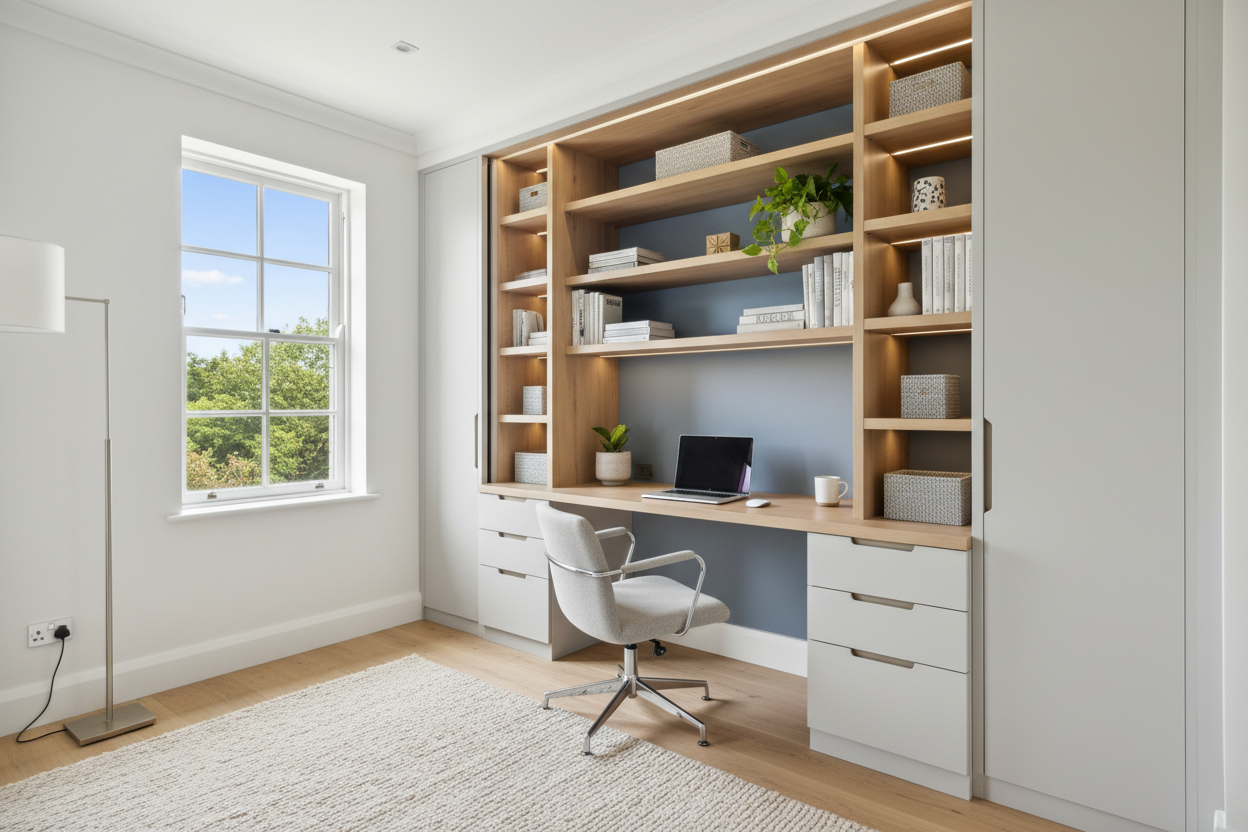 Mastering the Closet and Desk Layout for a Streamlined Home Office