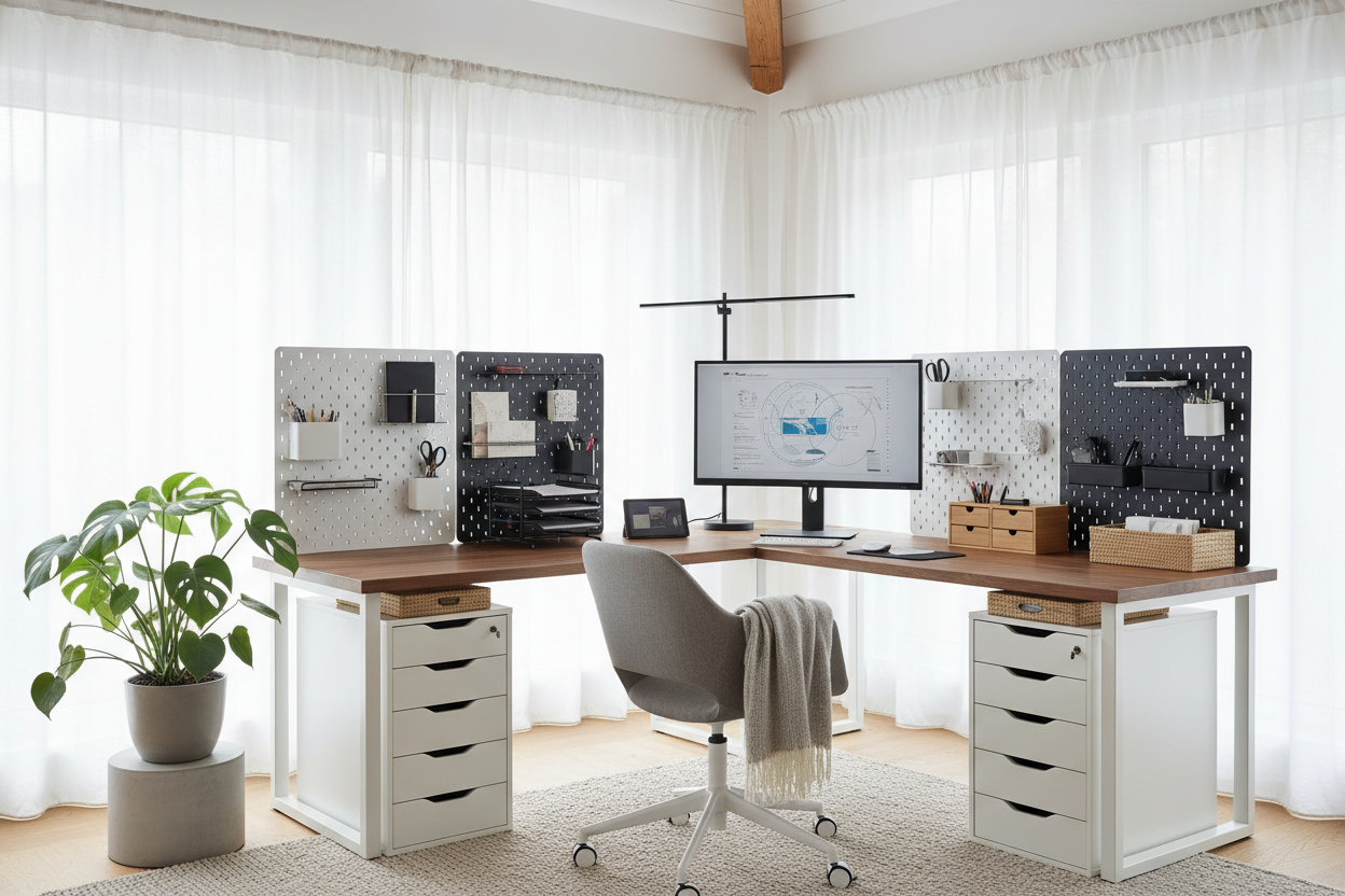 Mastering Desk Organization IKEA for a Curated Office Space