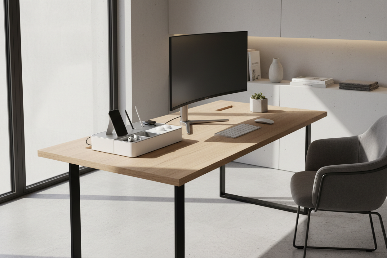 Curating a Tech Desk Organizer for a Minimalist Aesthetic