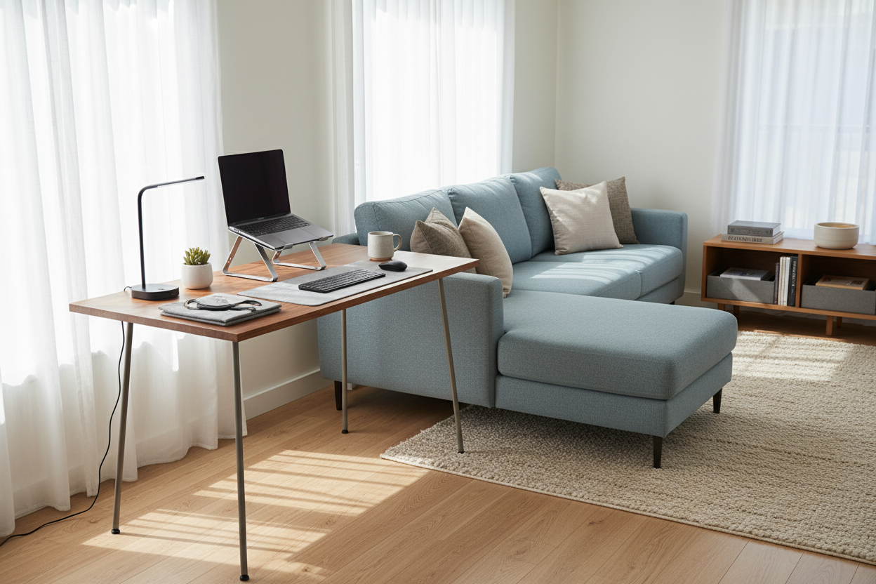 Designing a Seamless Portable Desk Setup for Any Room