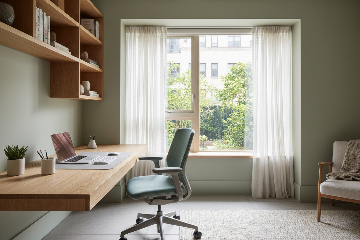 Mastering the Under Window Desk Layout for Natural Light