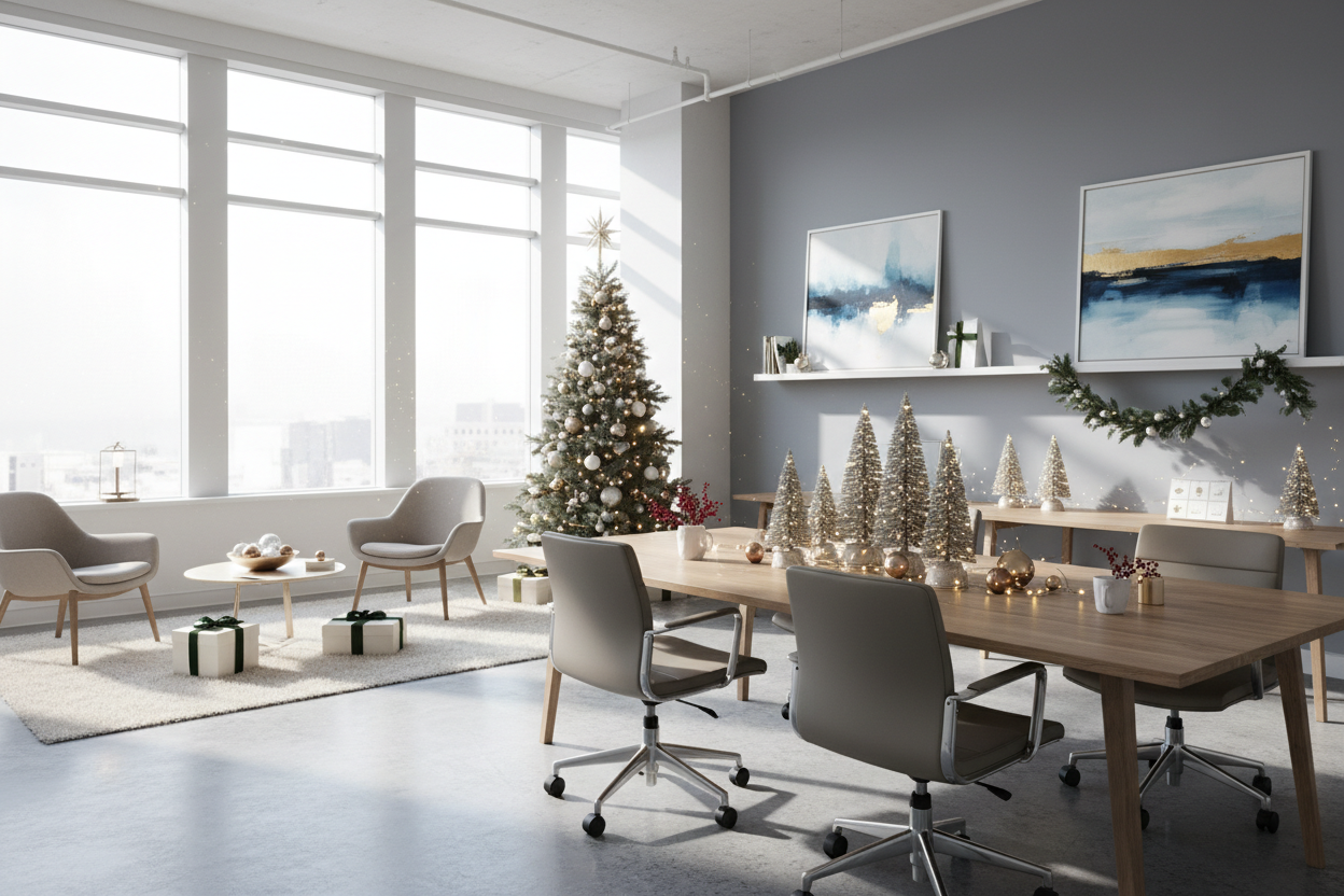 Effortless Ways to Decorate Your Office Christmas with Style