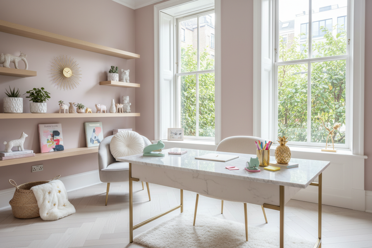 How to Curate Cute Office Decor for a High-End Aesthetic