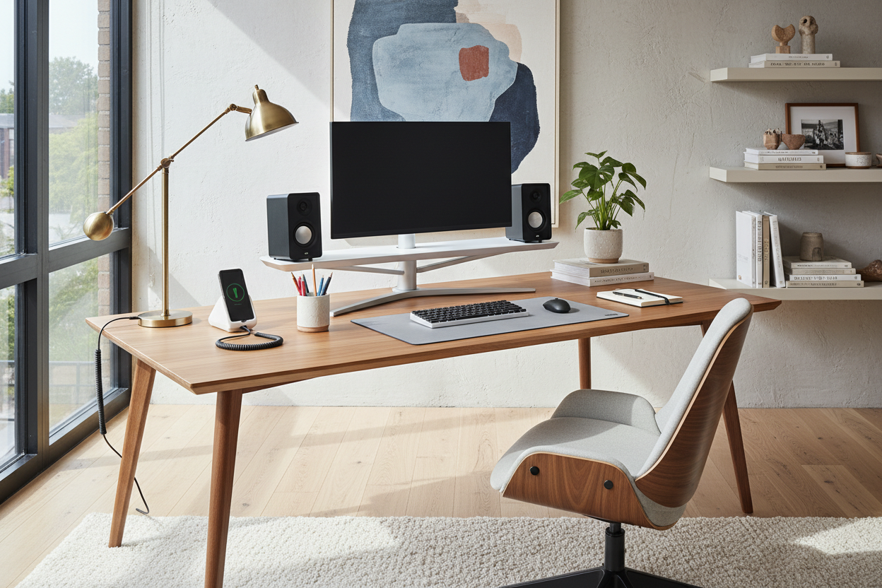 Elevate Your Workspace With Curated Office Desk Decor