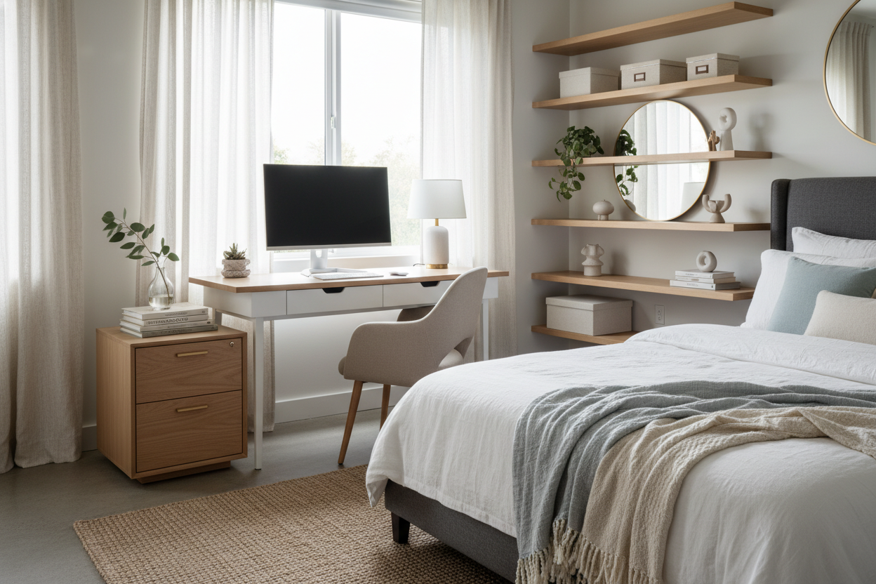 How to Style Bedroom Office Furniture for a Seamless Look