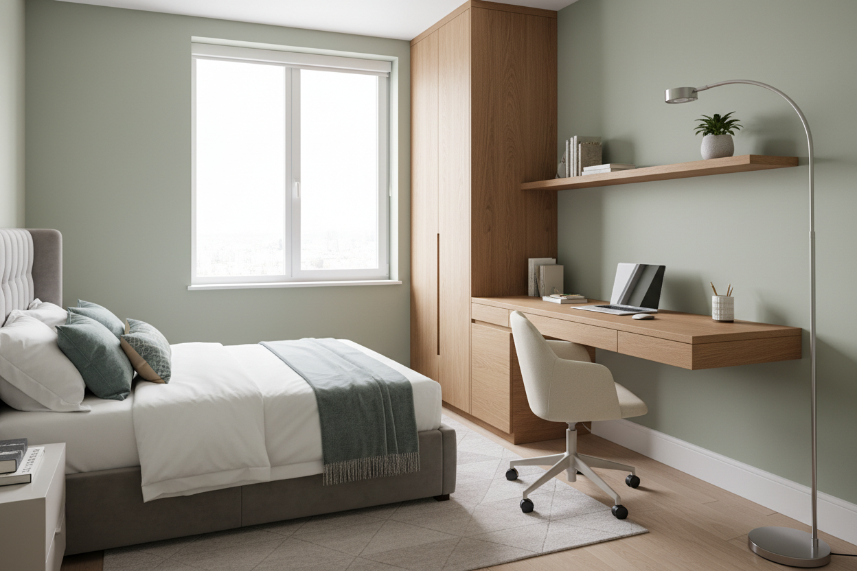 Mastering the Seamless Home Office Setup in Bedroom Layouts