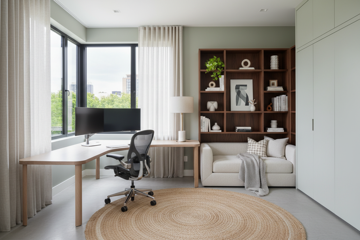 Converting a Bedroom Into an Office: How to Master the Layout