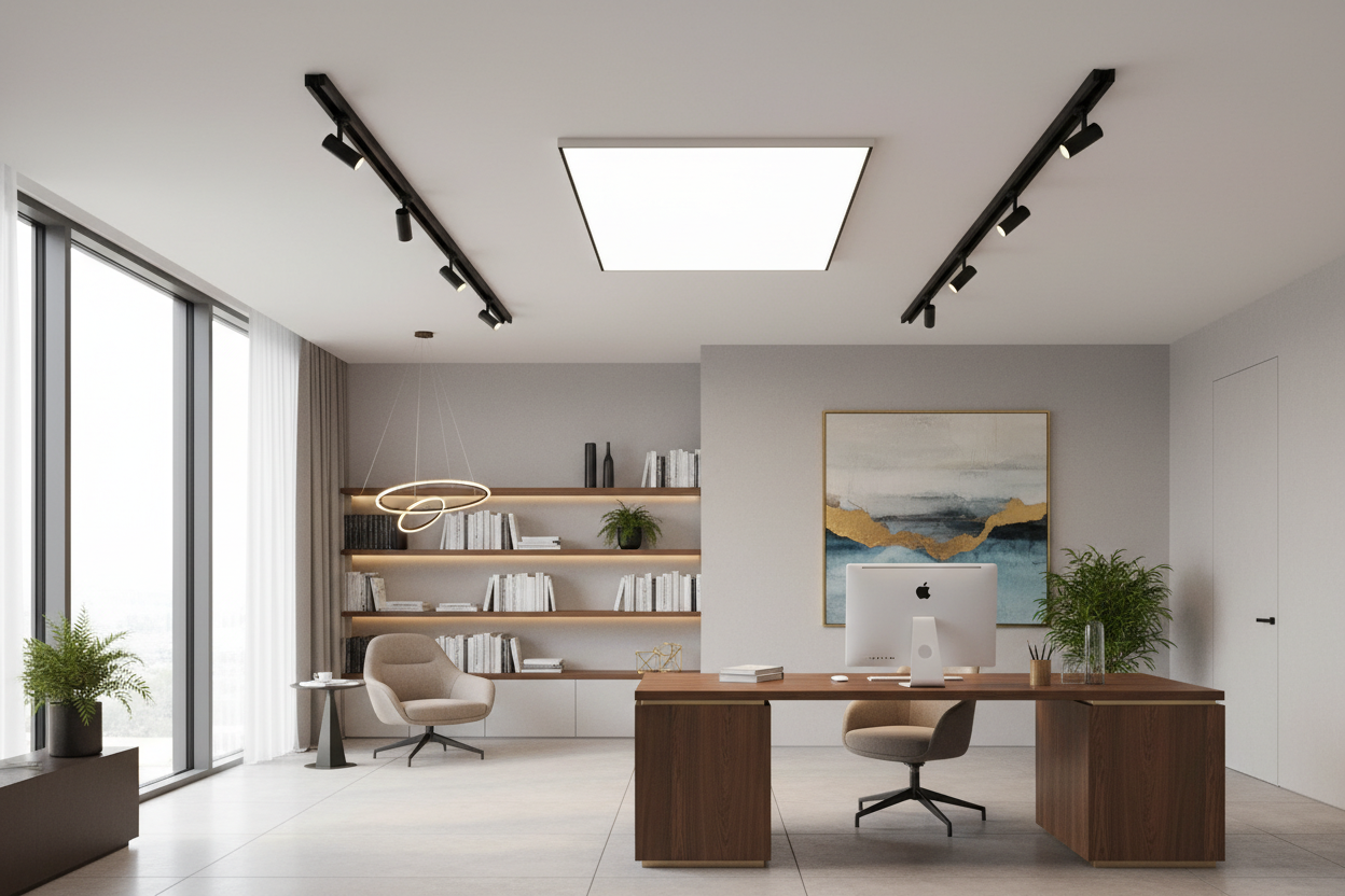 How to Style Office Ceiling Lighting for a High-End Look