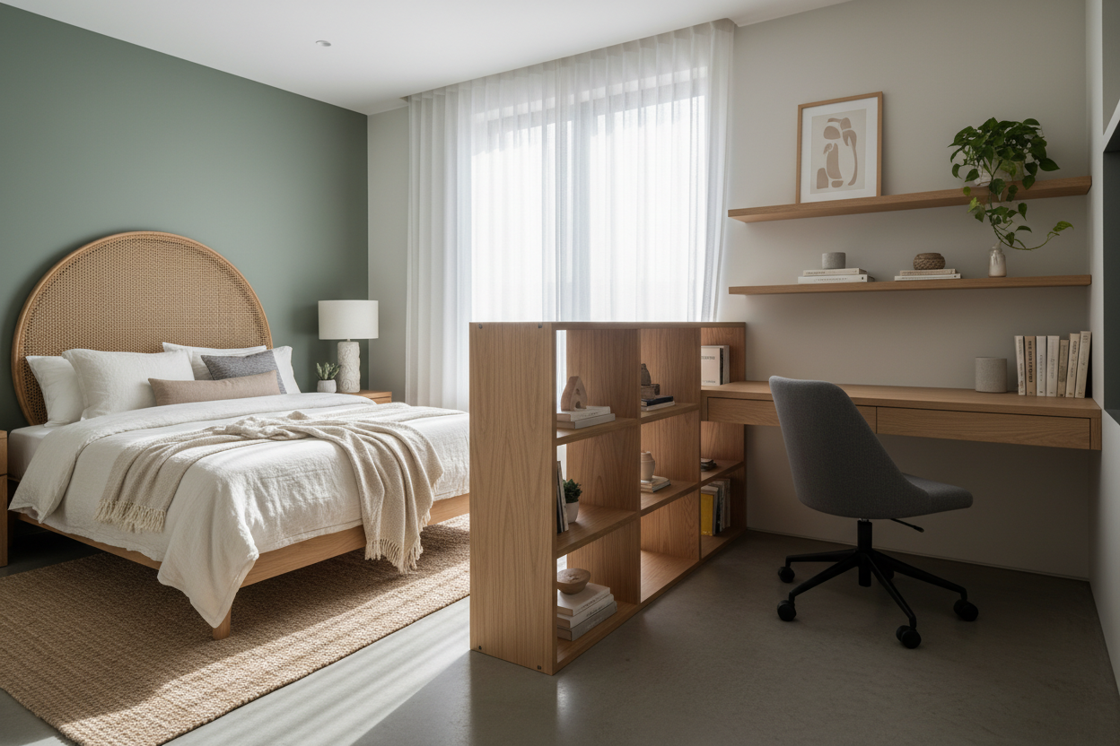 Bedroom and Study Room Combined Without Ruining Your Sleep