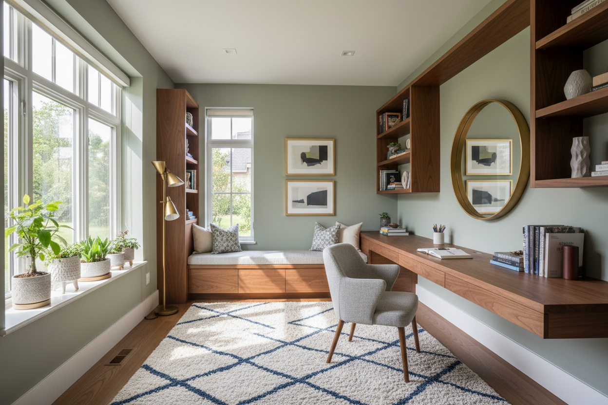 Decorating a Study Ideas: How to Avoid the Cubicle Look